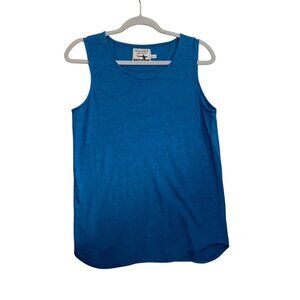 Guideboat Co. Blue Sleeveless Tank Top Women Size Small Reliance Garments